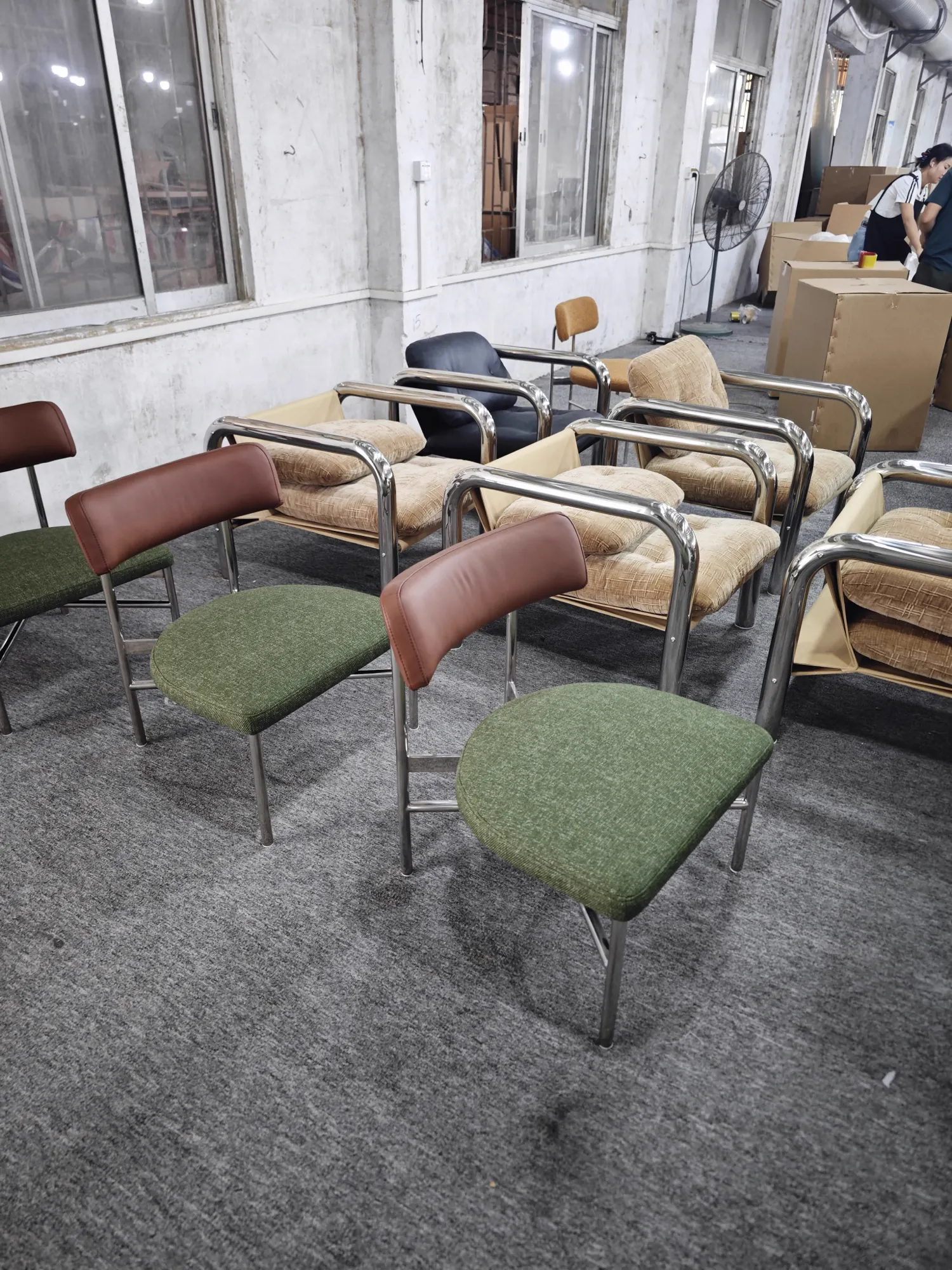 Showroom seating overview