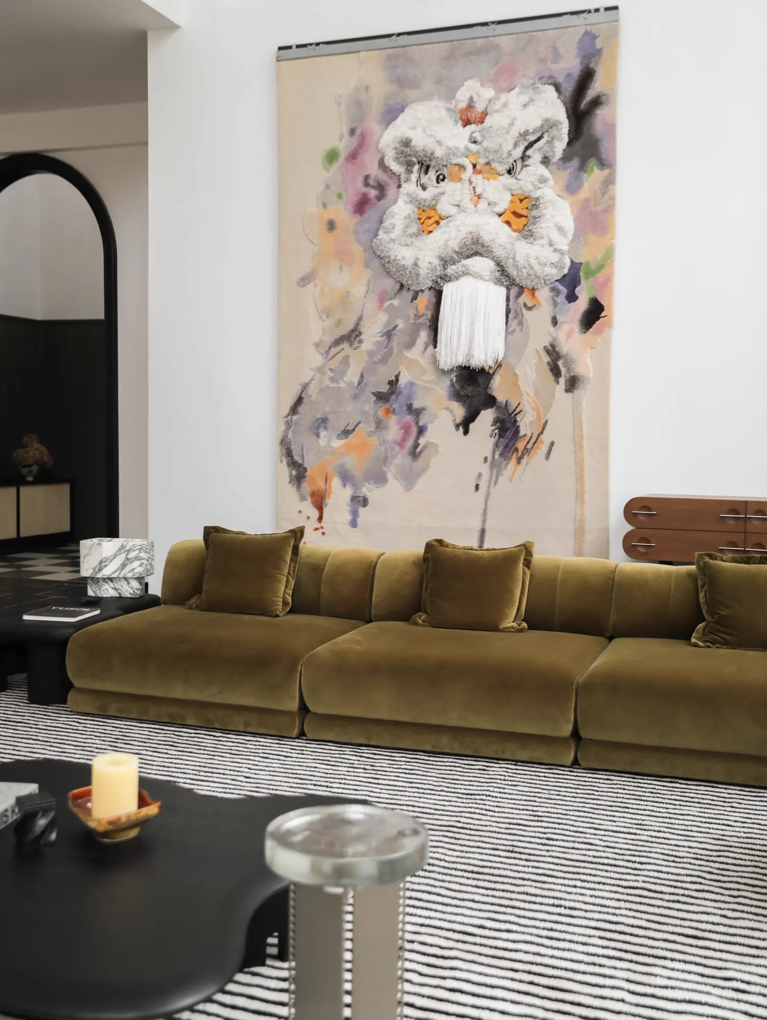 Rugs and lighting