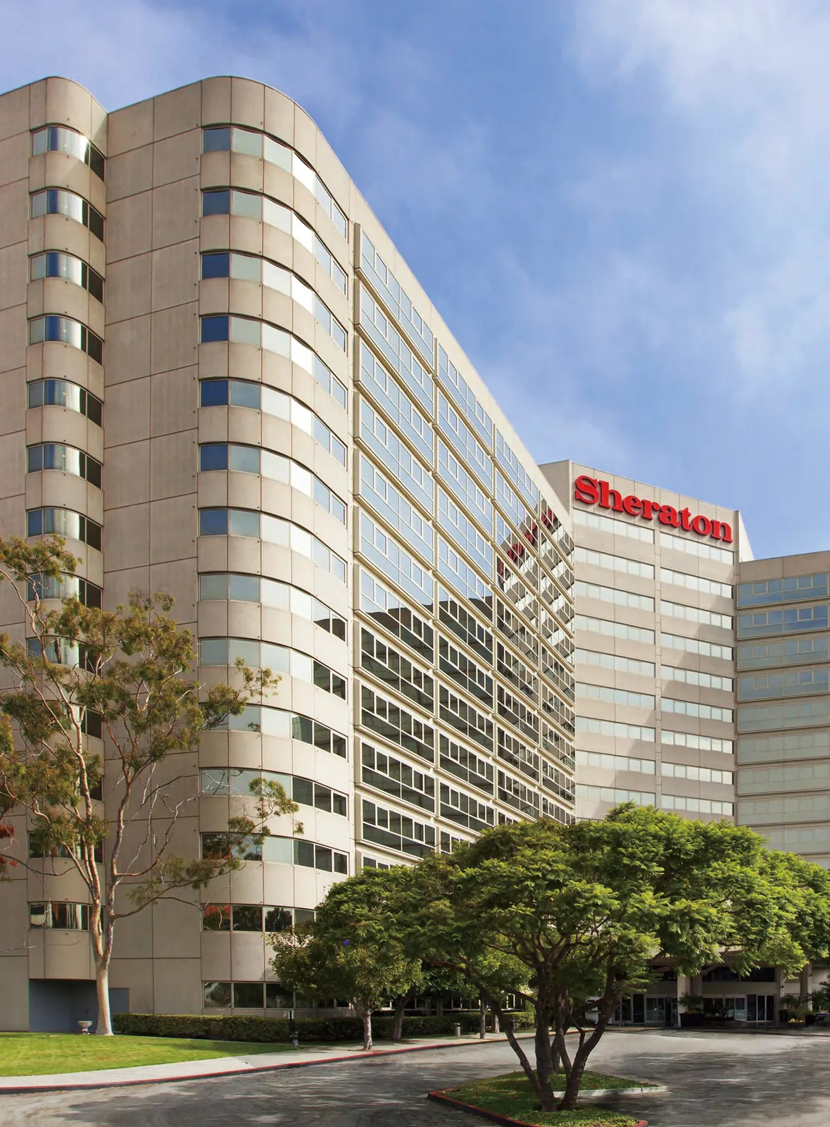 Hotel tower exterior, partner factory reference project in Los Angeles