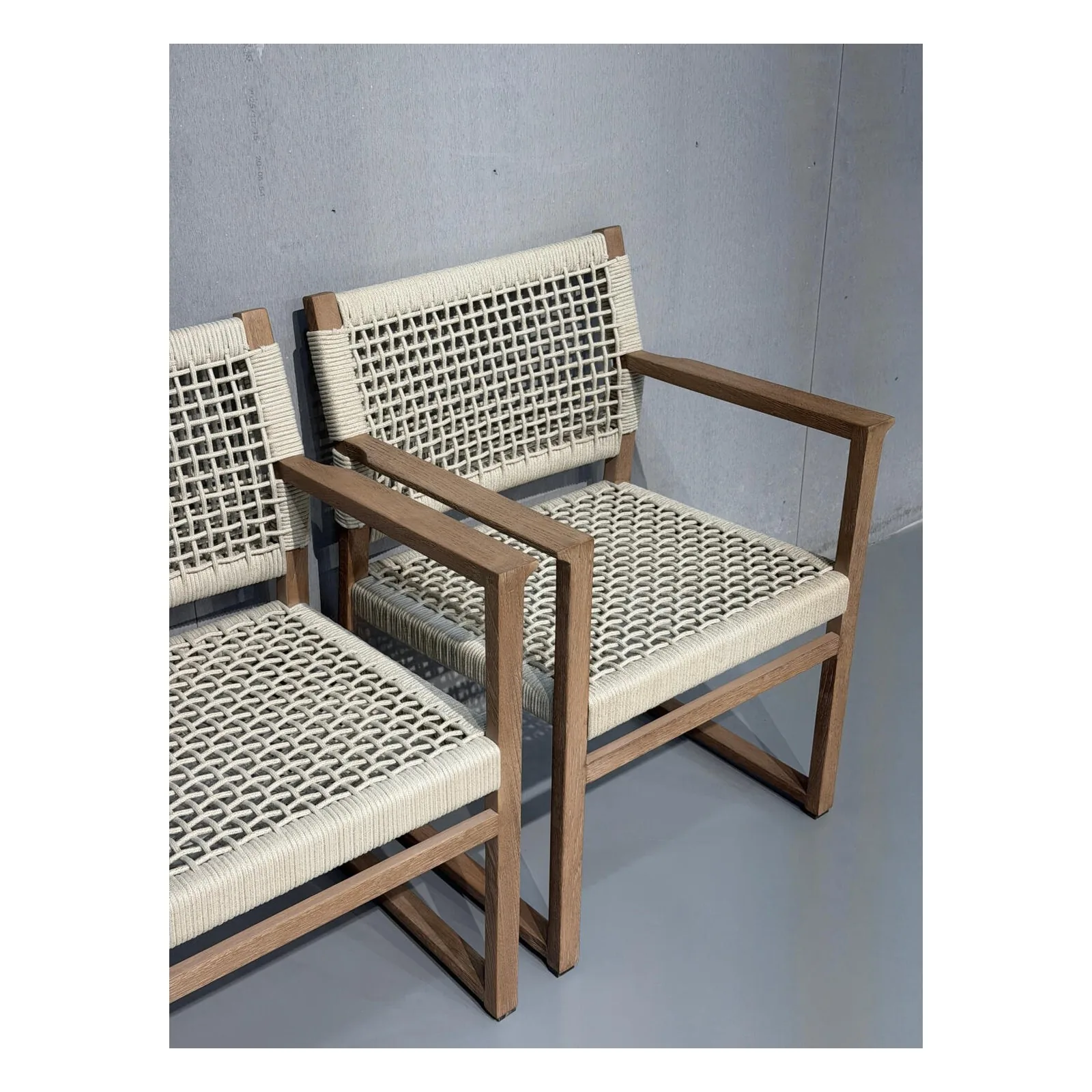 Rope-Woven Outdoor Dining Chair sourced from Foshan