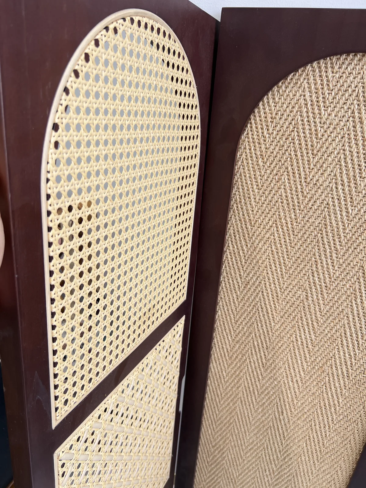 Cane weave detail