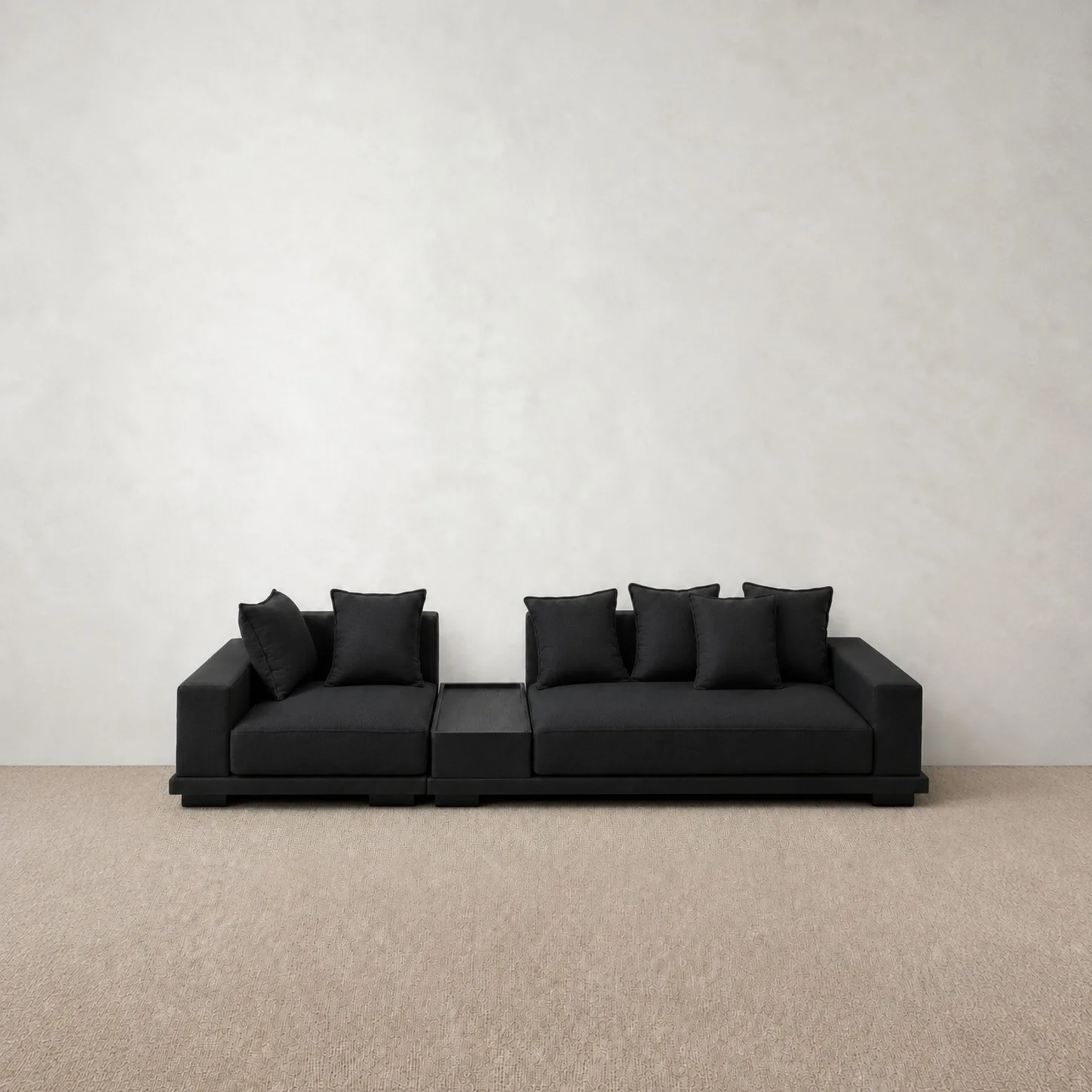 Black Modular Sofa sourced from Foshan