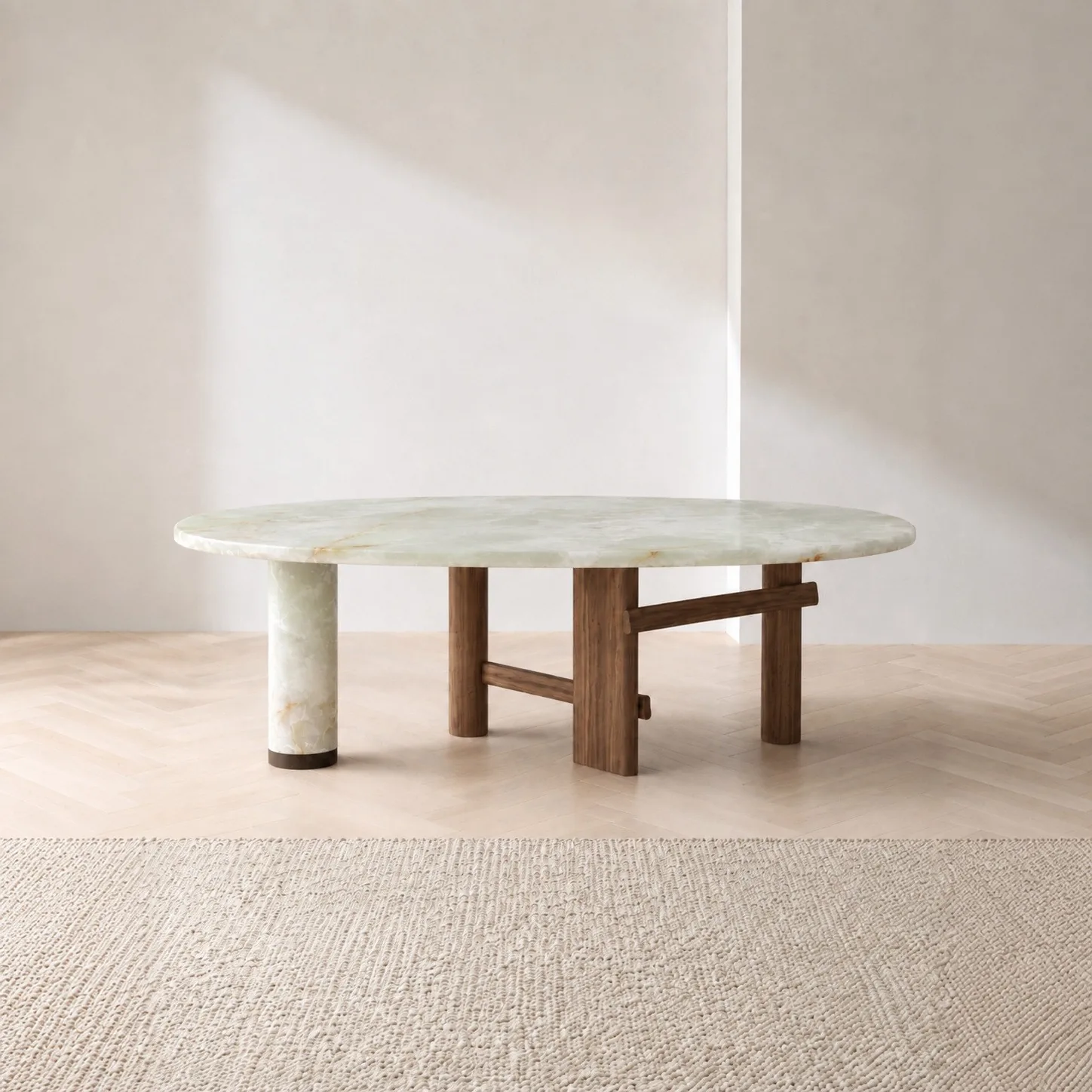 Jade-Green Stone Table sourced from Foshan