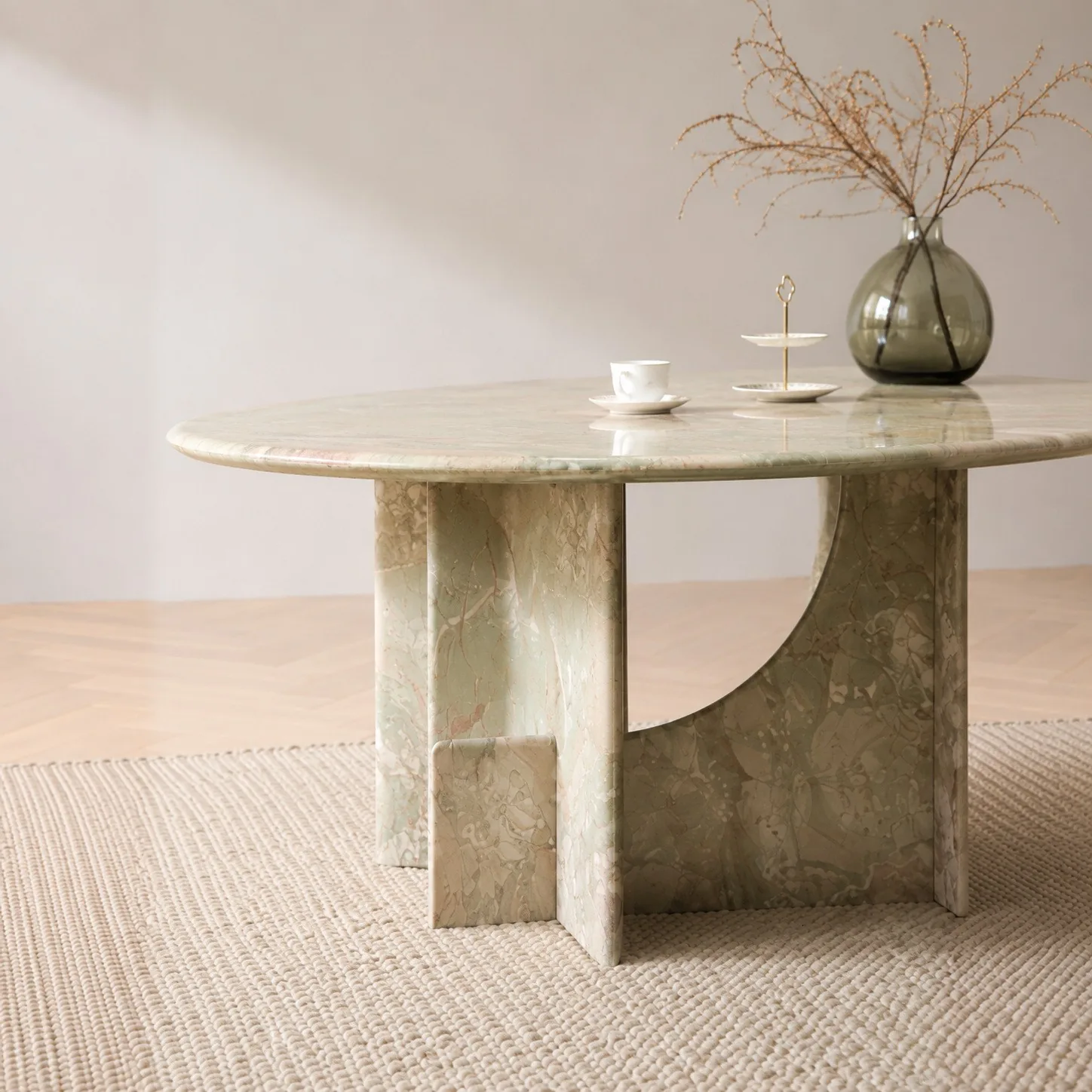 Arched Stone Dining Table sourced from Foshan