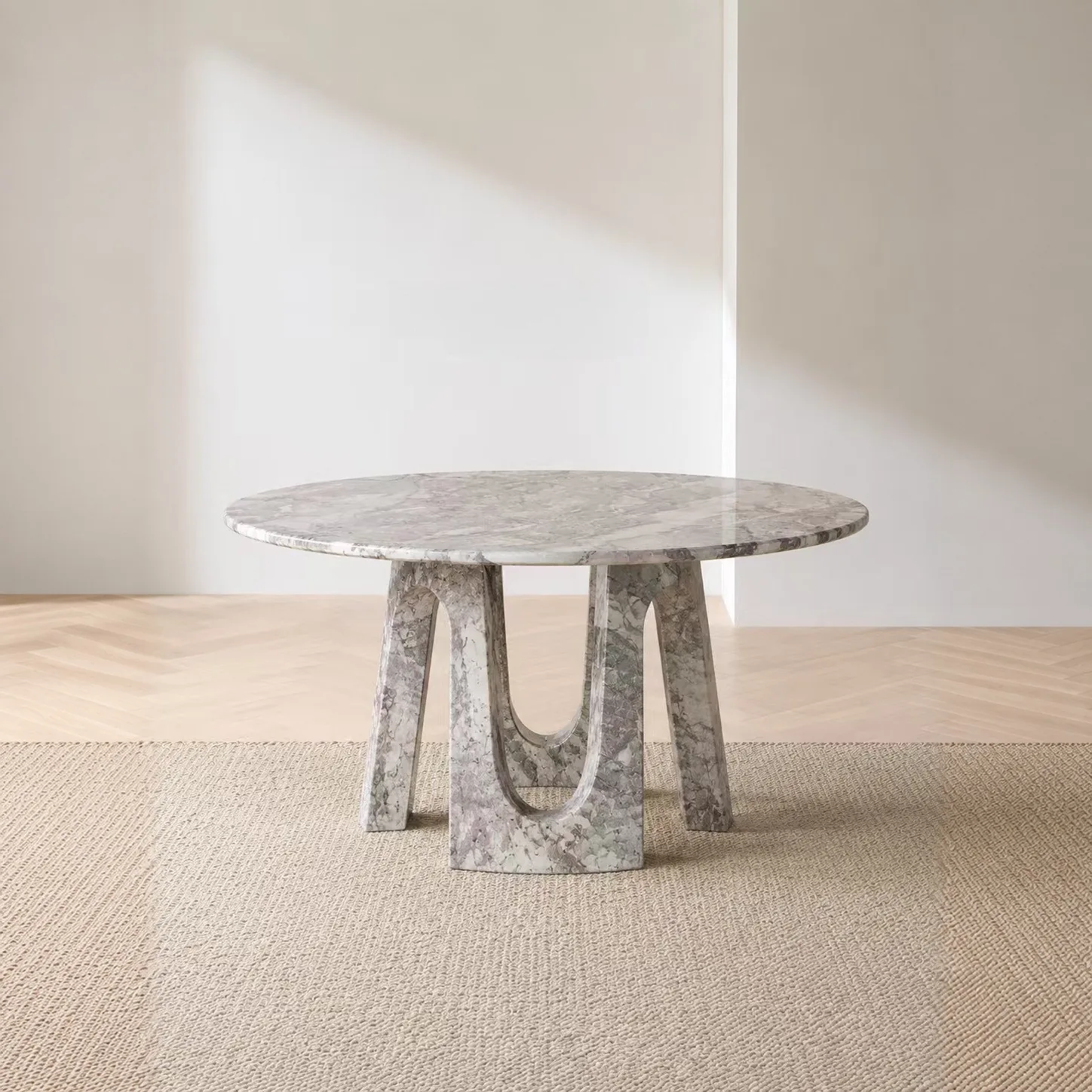 Two-Tone Stone Table sourced from Foshan