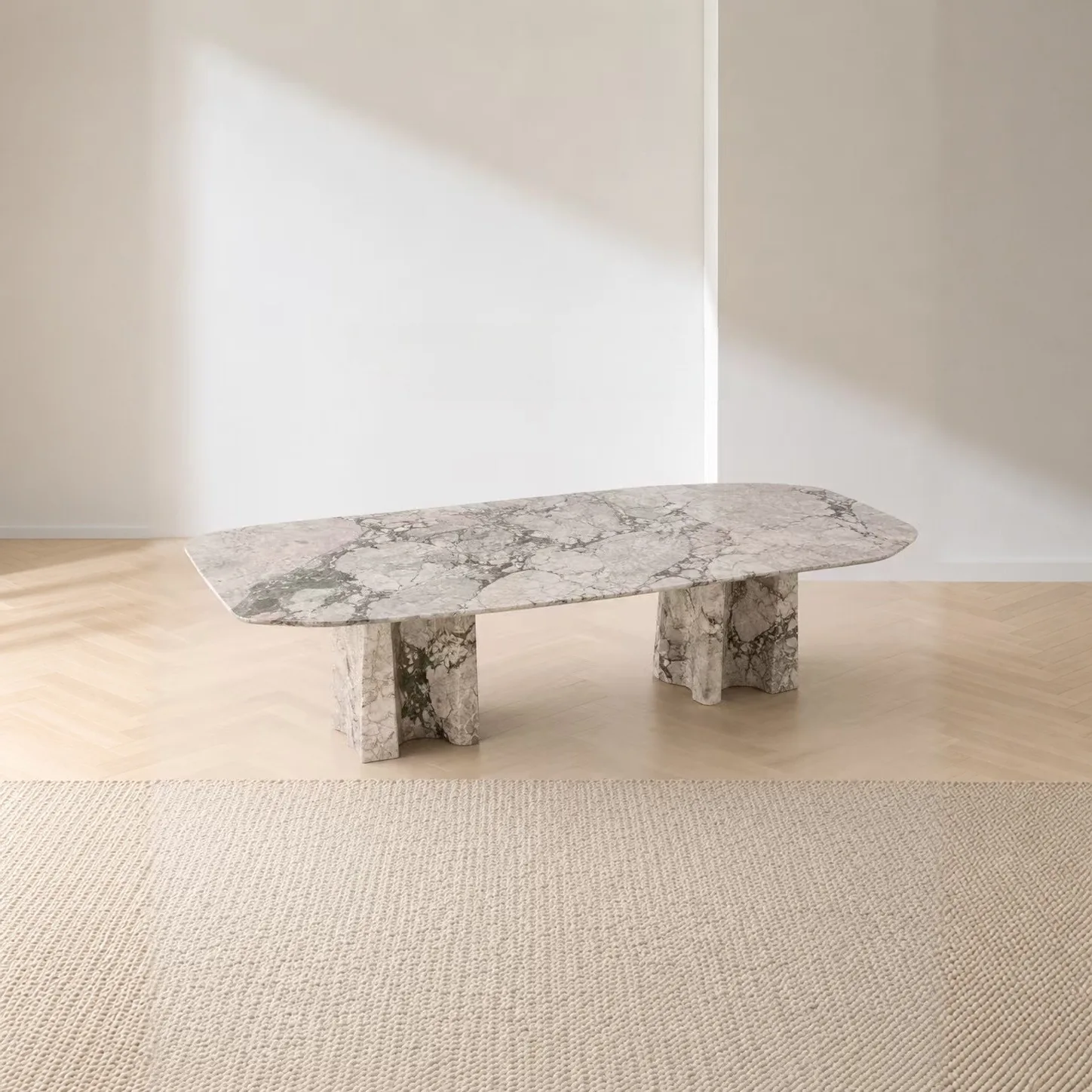 Statement Stone Dining Table sourced from Foshan