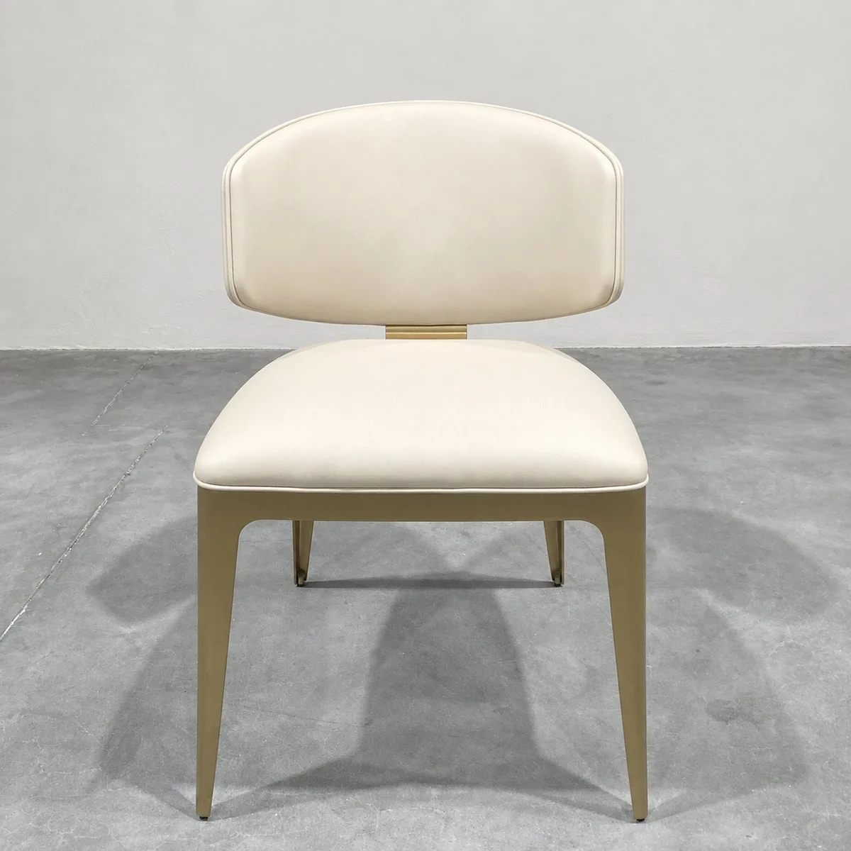 Wave-Back Dining Chair, Cream sourced from Foshan