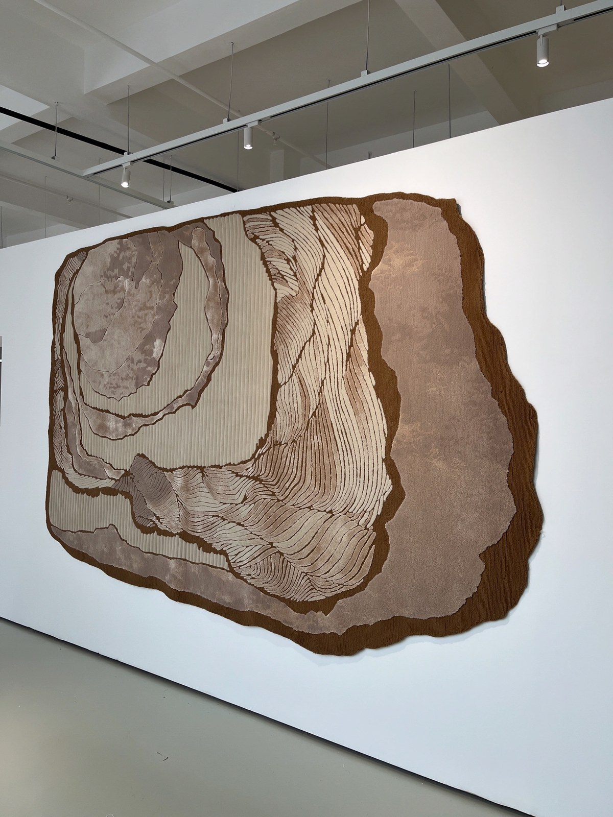 KOKORUG Interior Rug Studio · Art rug on display