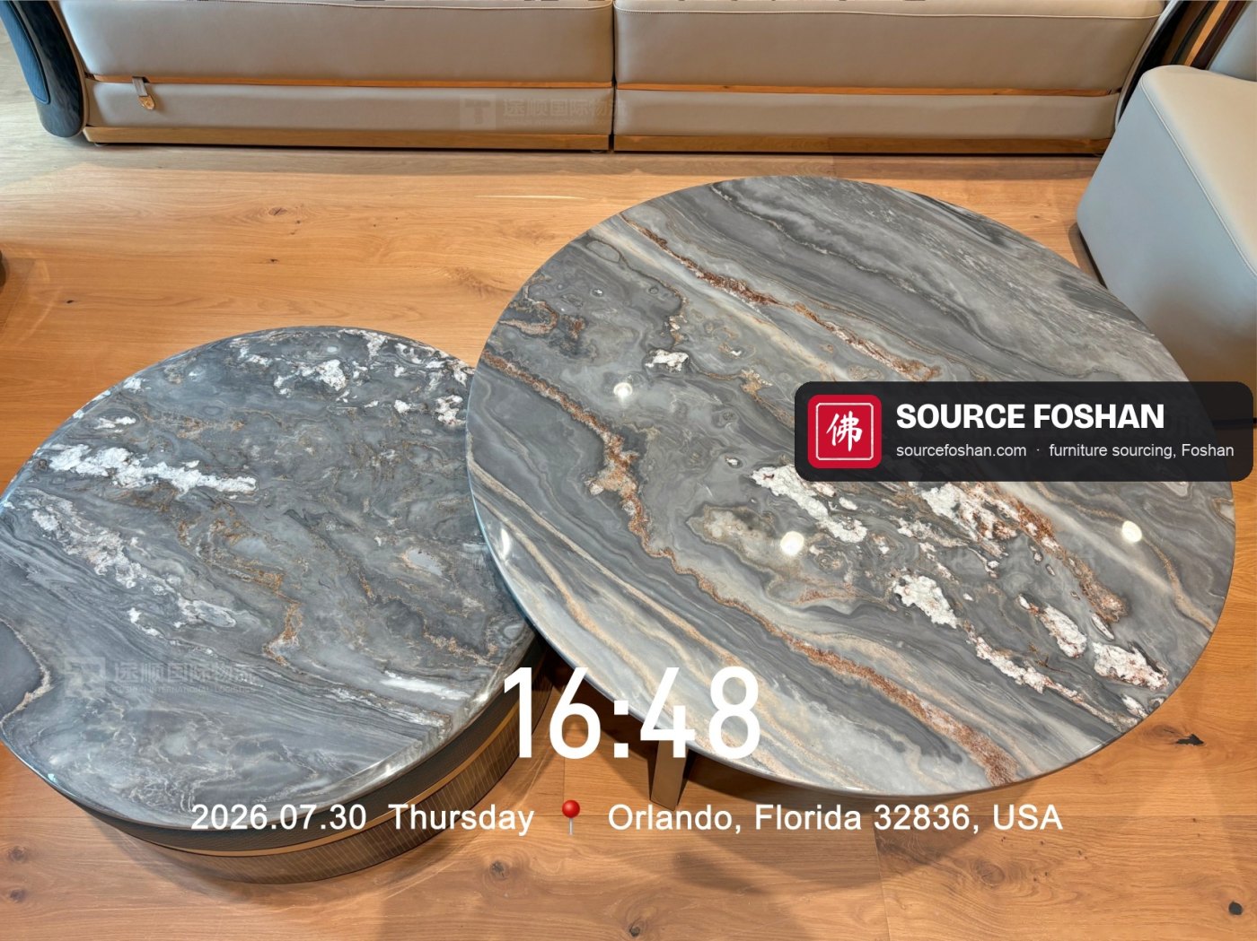 Marble nesting coffee tables, Orlando, 30 July 2026, 16:48