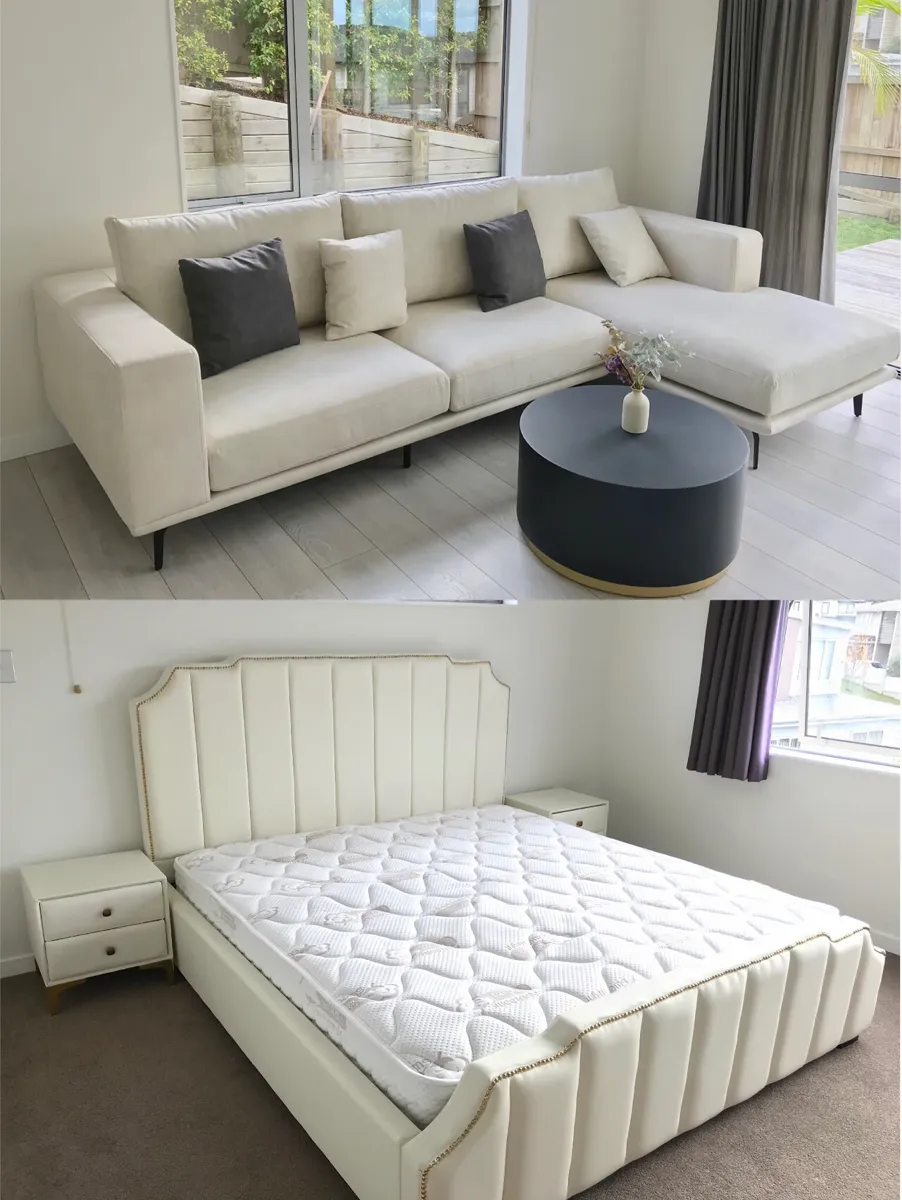 Furniture bought on Taobao and shipped to New Zealand, nearly 8 m³ in total, according to the buyer.