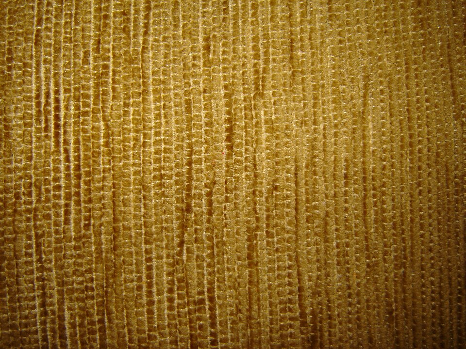 Unrelated chenille fabric close-up illustrating lot variation