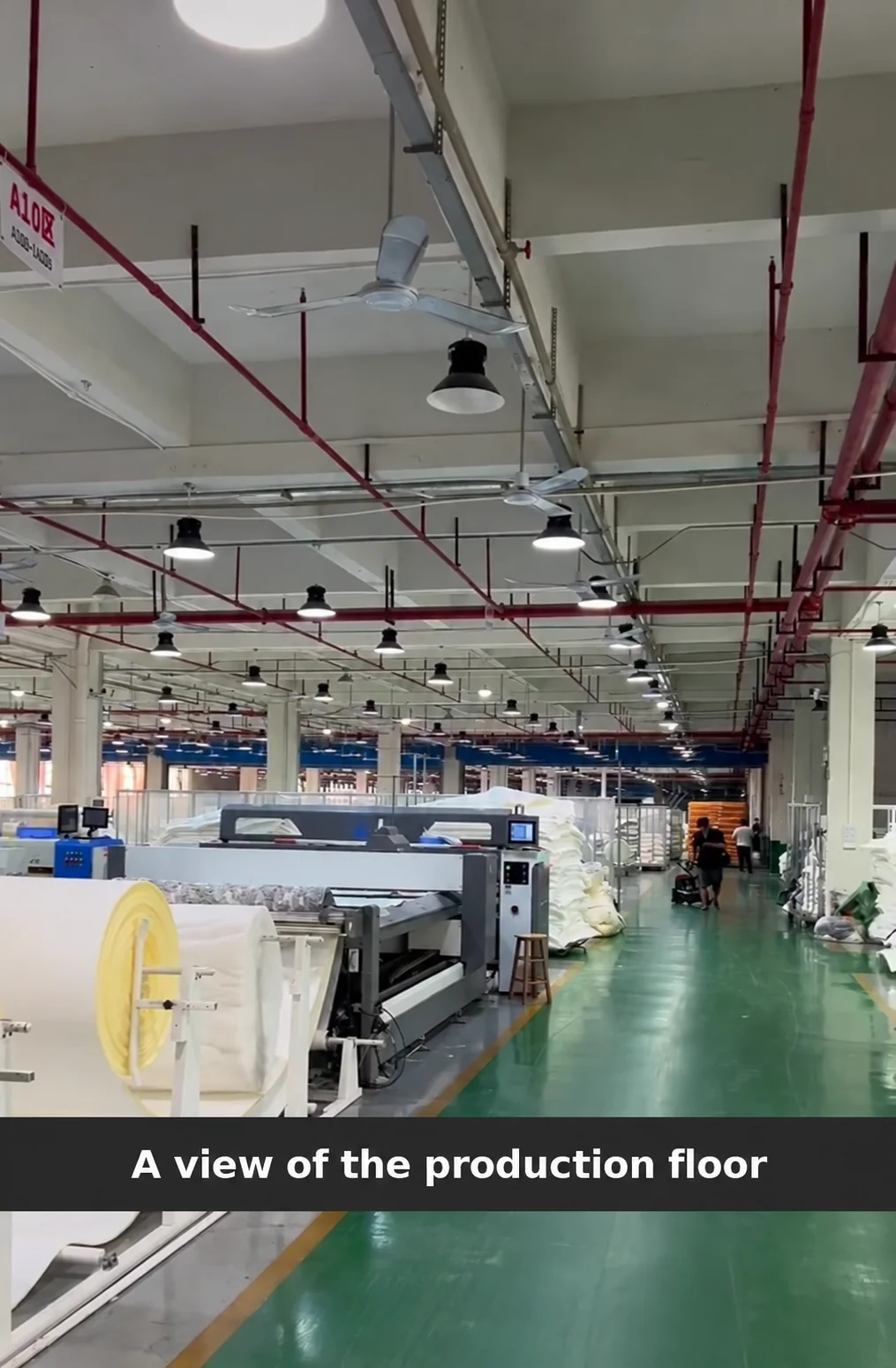 Production-floor view from the sourcing video.