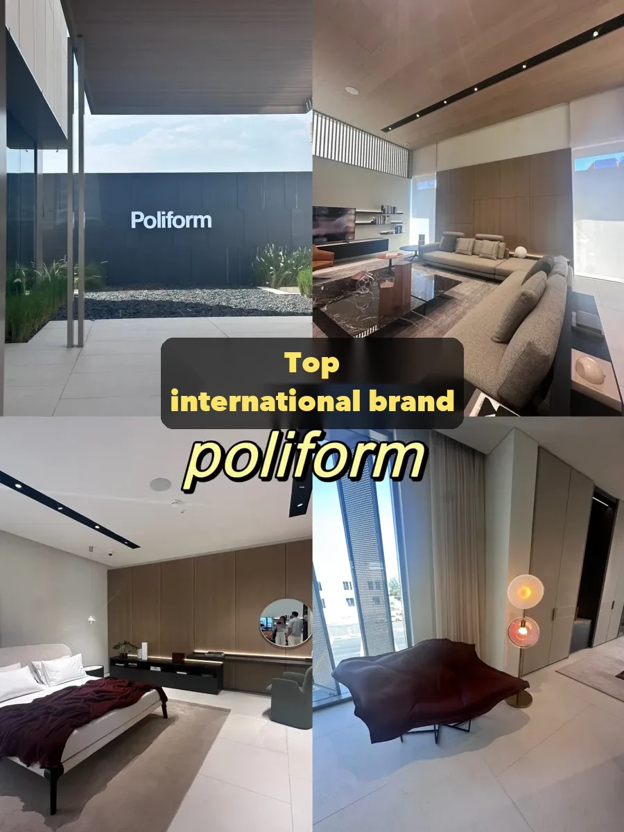 Inside a designer-brand showroom in Dubai, where the resident found sofas priced at RMB 50,000–300,000.