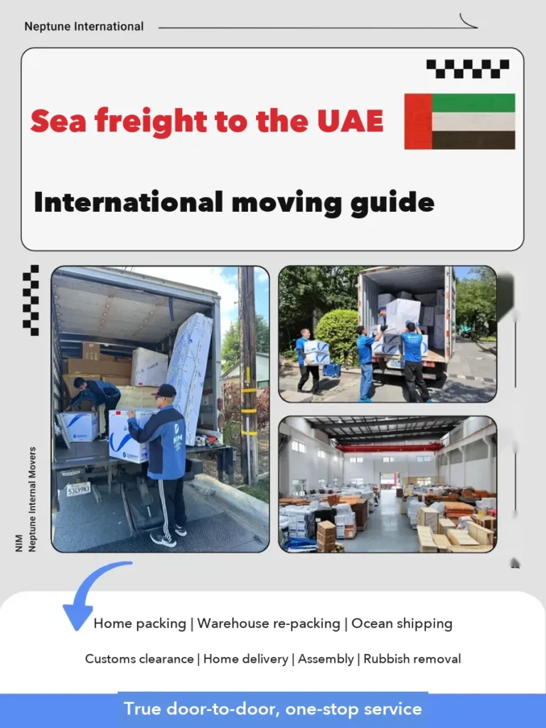 A moving company's guide to household shipping from China to the UAE, covering packing, warehouse re-packing, customs clearance, delivery and.