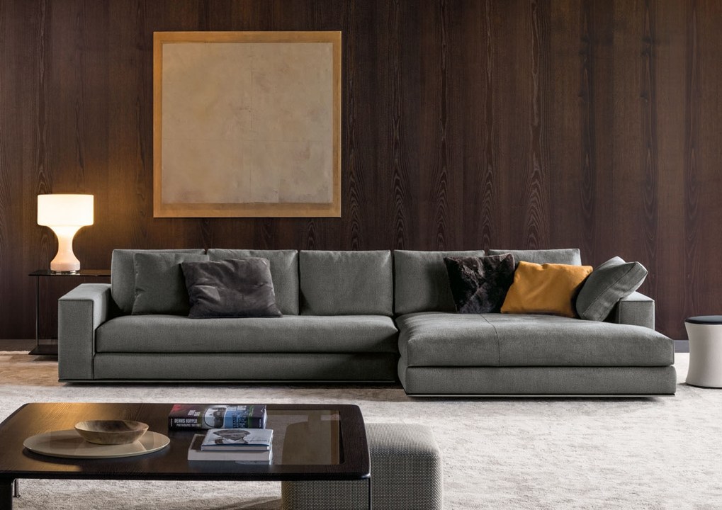 Minotti Hamilton sofa system by Rodolfo Dordoni