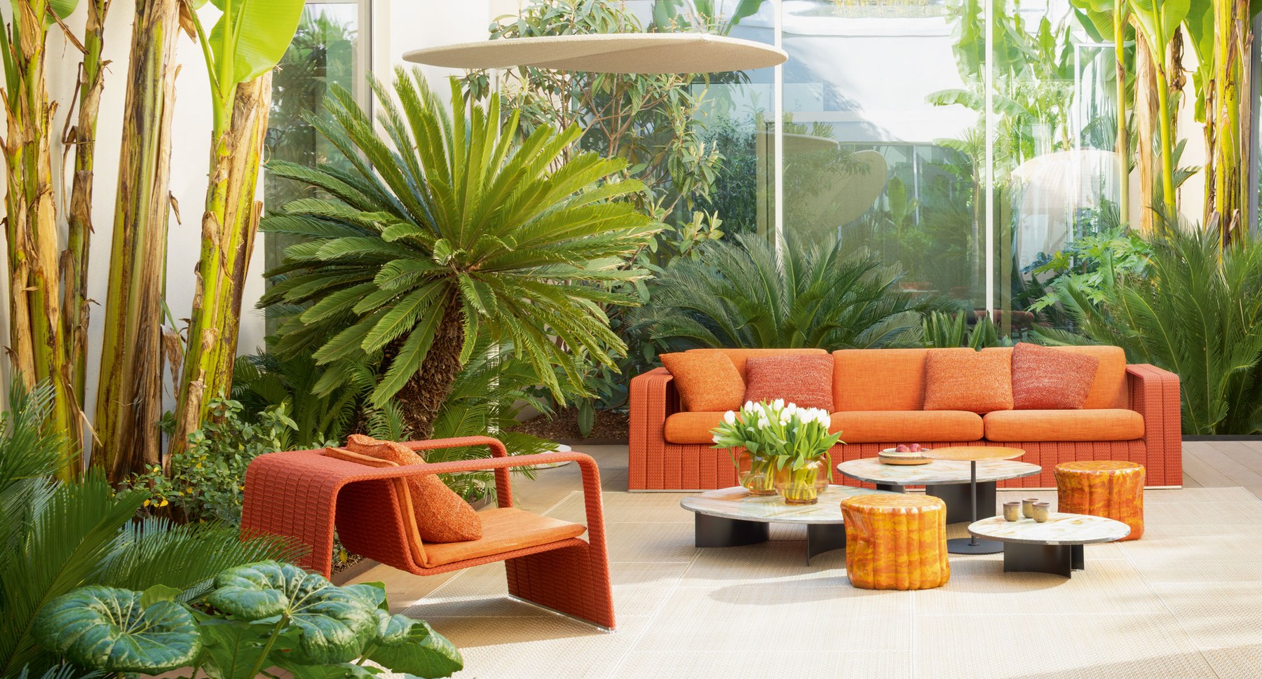 Paola Lenti Frame modular outdoor sofa by Francesco Rota