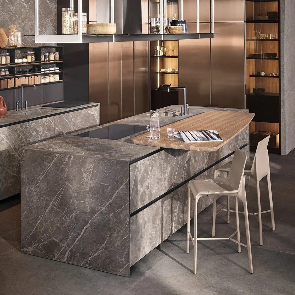 Poliform Alea Pro kitchen system