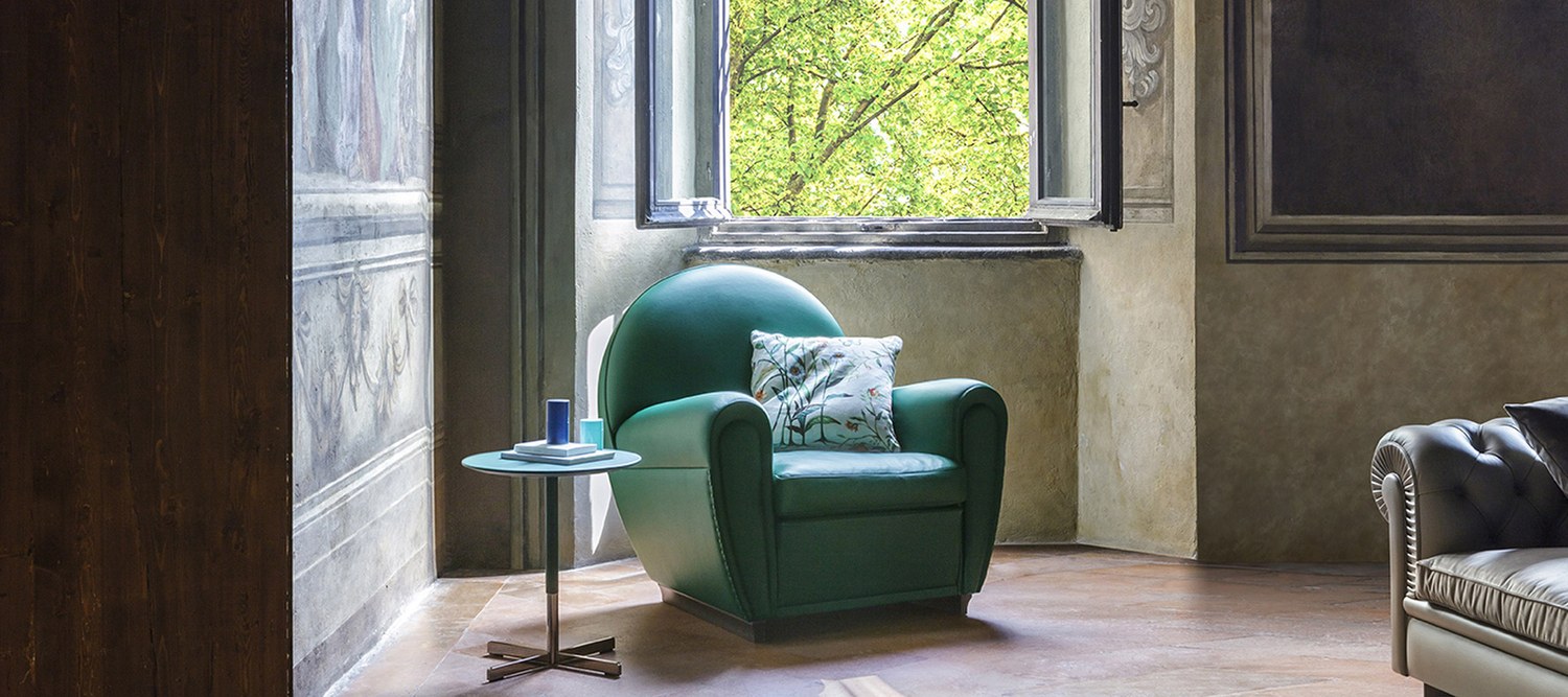 Poltrona Frau Vanity Fair XC leather armchair